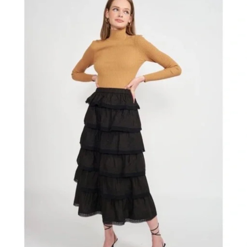 En Saison Black Skirt
